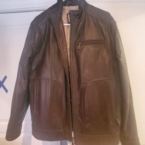 Mens leather jacket